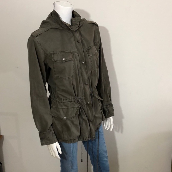 Coats | Buffalo Army Green Military 